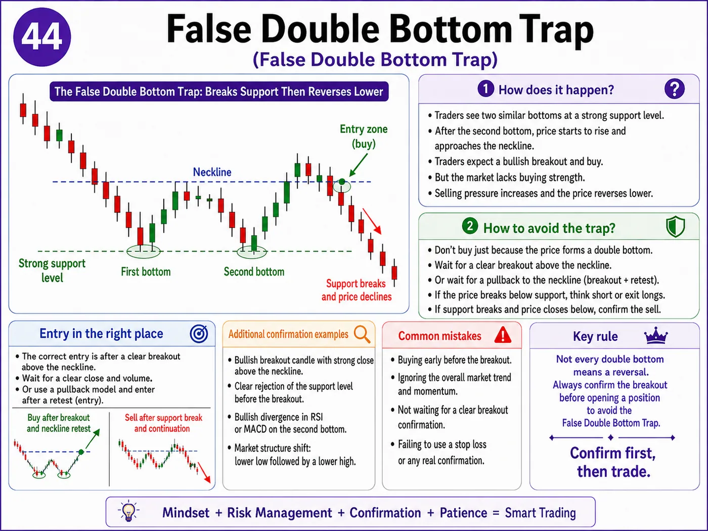 Liquidity sweep trap below lows during the market open: price action, liquidity and risk management guide