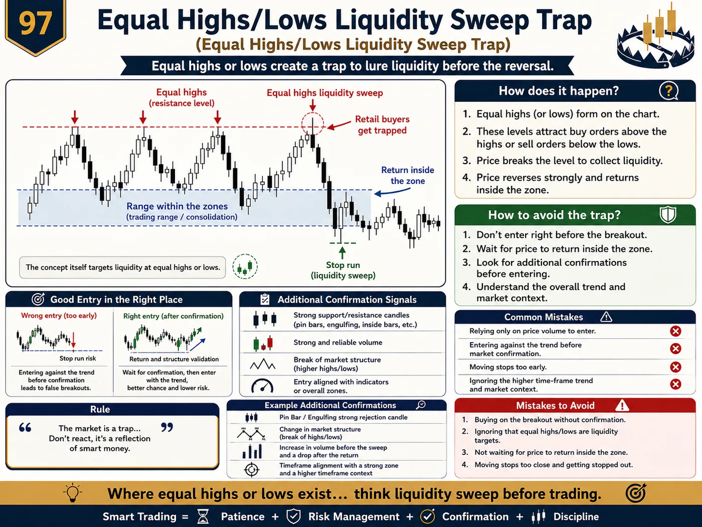 Obvious support and resistance trap after economic news: price action, liquidity and risk management guide