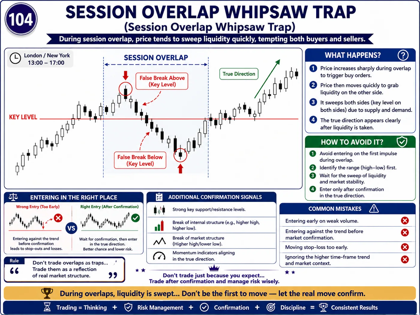 Liquidity sweep trap below lows inside the trend: price action, liquidity and risk management guide