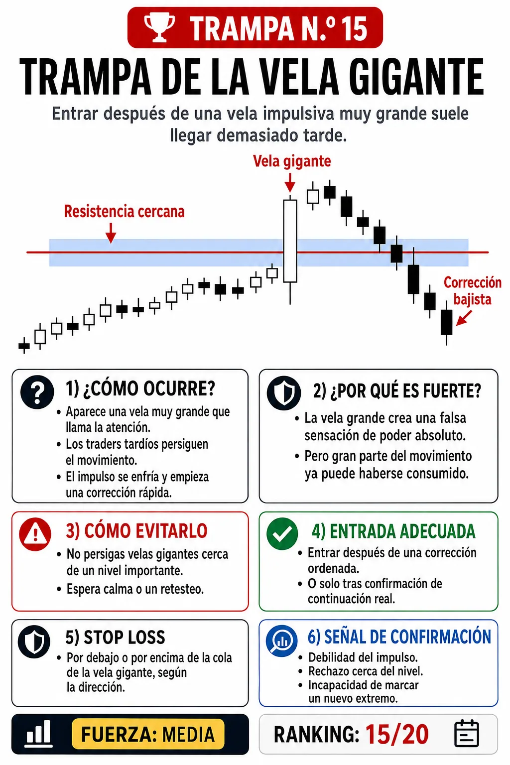 Trampa de sobrecompra y sobreventa: guía de price action, liquidez y gestión del riesgo