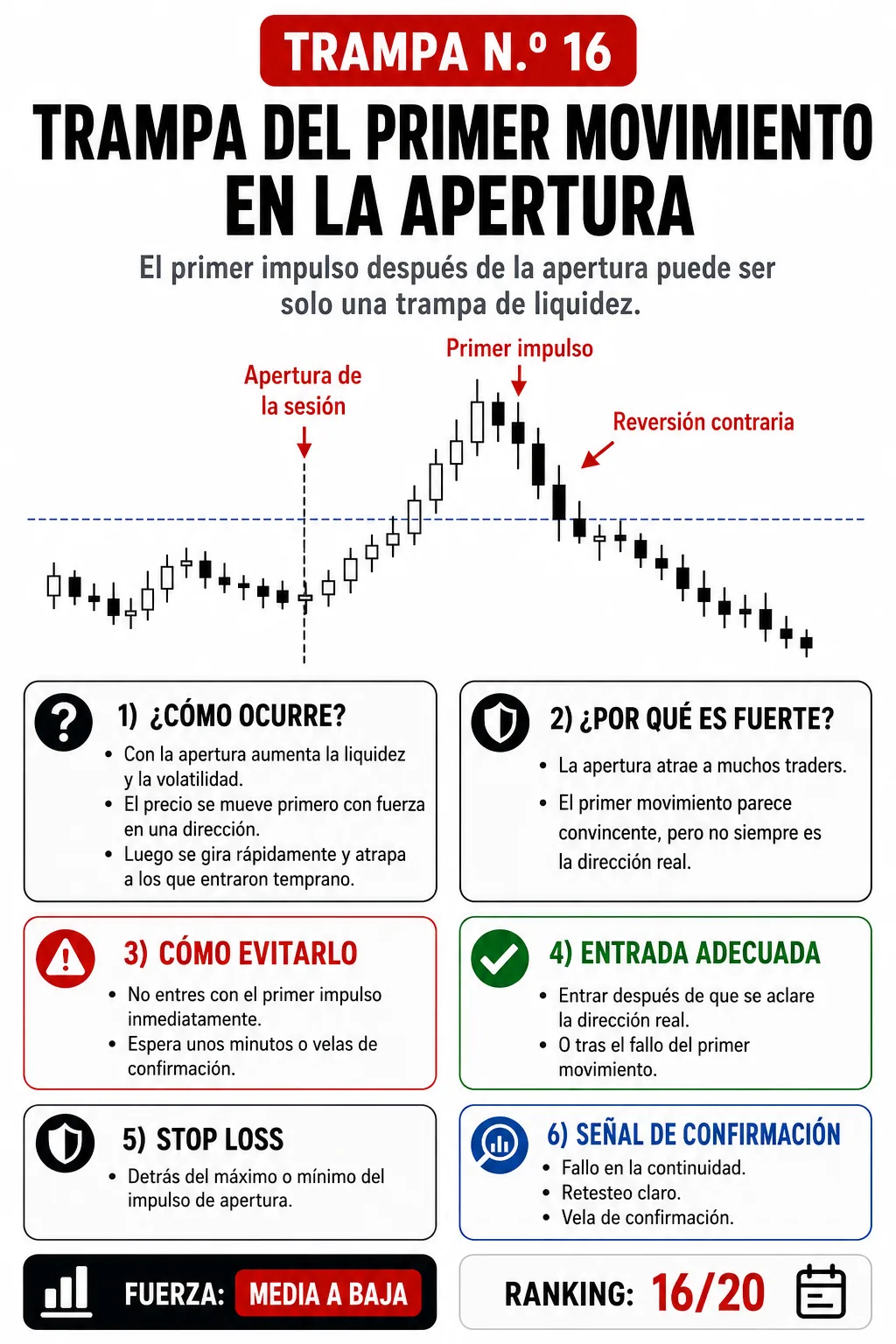 Trampa de ruptura de línea de tendencia: guía de price action, liquidez y gestión del riesgo