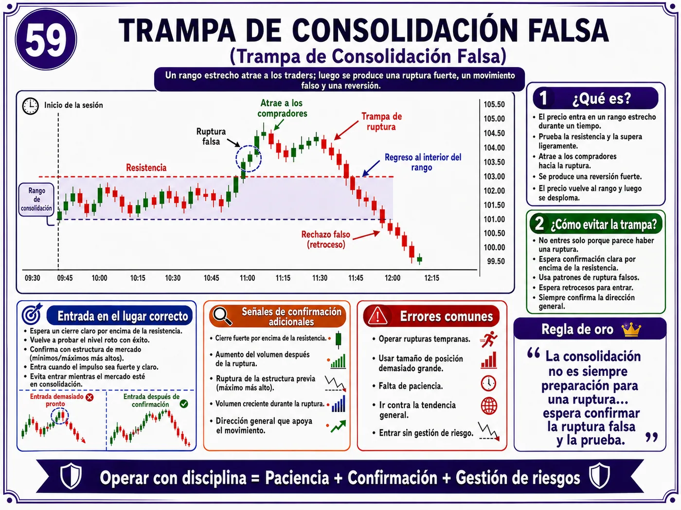 Trampa de zona de oferta y demanda durante la apertura del mercado: guía de price action, liquidez y gestión del riesgo