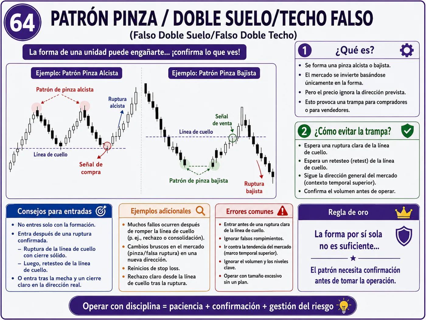 Trampa de barrido de liquidez bajo mínimos con baja liquidez: guía de price action, liquidez y gestión del riesgo