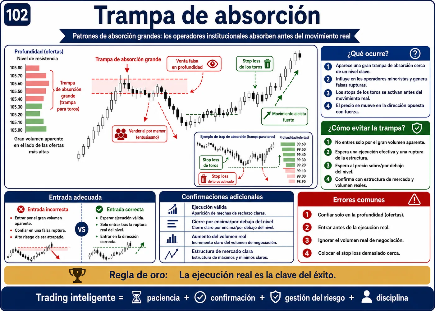 Trampa de falsa ruptura bajo soporte dentro de la tendencia: guía de price action, liquidez y gestión del riesgo