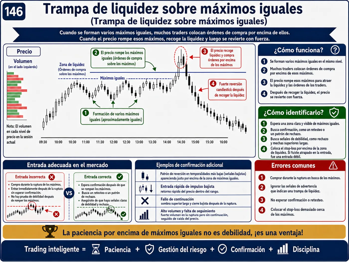 Trampa de soporte y resistencia demasiado obvios en el retesteo: guía de price action, liquidez y gestión del riesgo