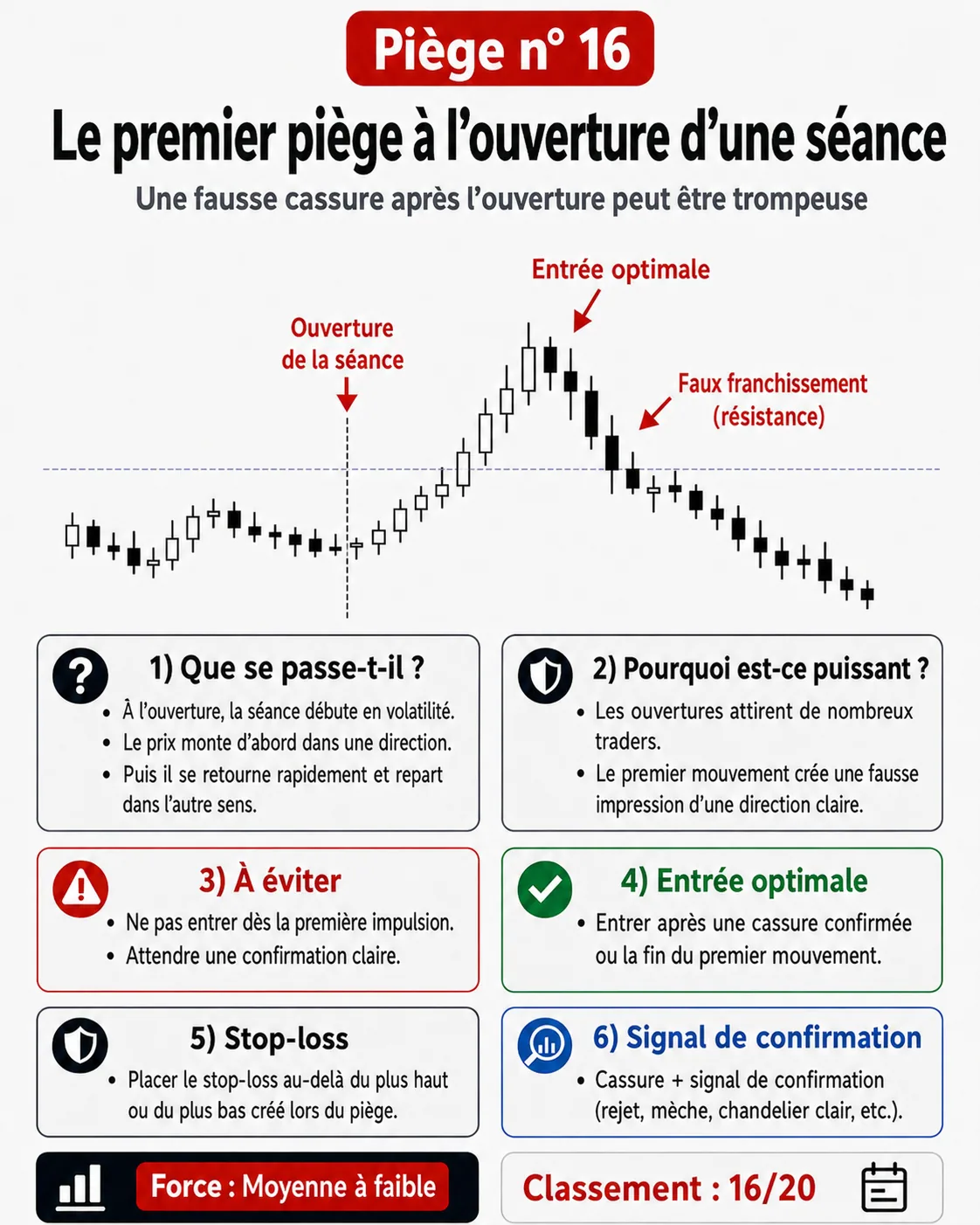 Piège de cassure de ligne de tendance: analyse price action, liquidité et gestion du risque