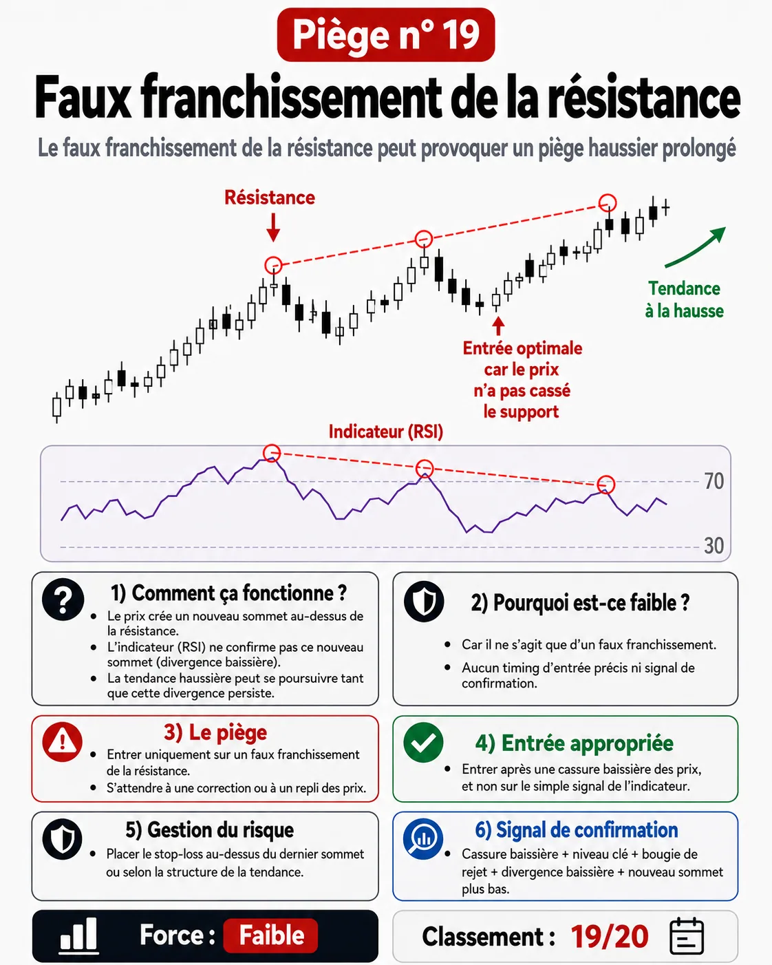 Piège de zone d'offre et de demande: analyse price action, liquidité et gestion du risque