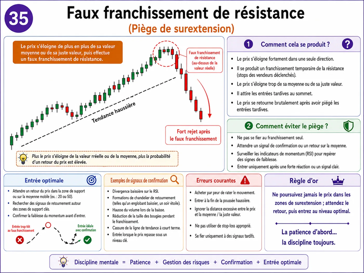 Piège de surachat et de survente sur support et résistance: analyse price action, liquidité et gestion du risque