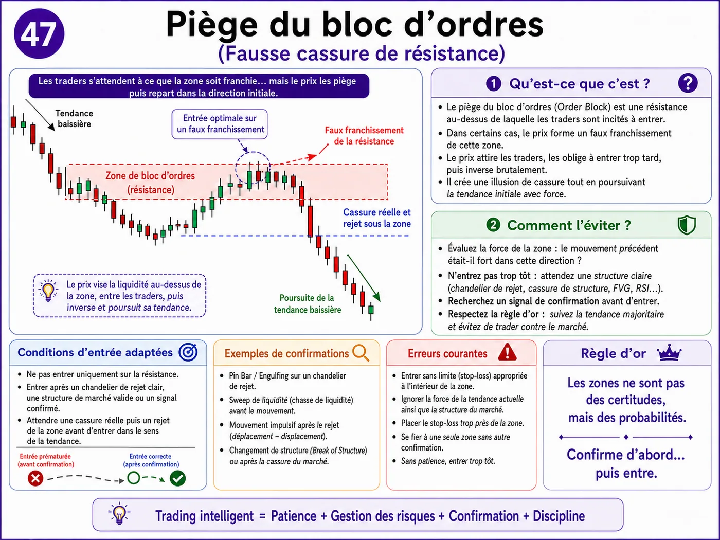 Piège de manipulation par indicateur à l'ouverture du marché: analyse price action, liquidité et gestion du risque