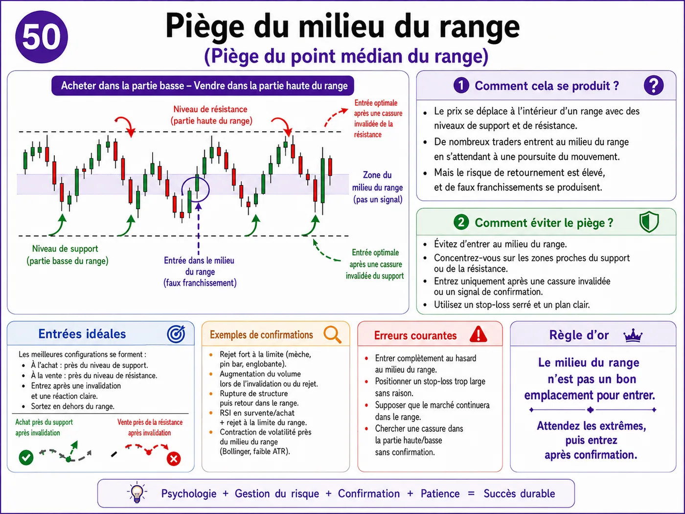 Piège du retest raté à l'ouverture du marché: analyse price action, liquidité et gestion du risque