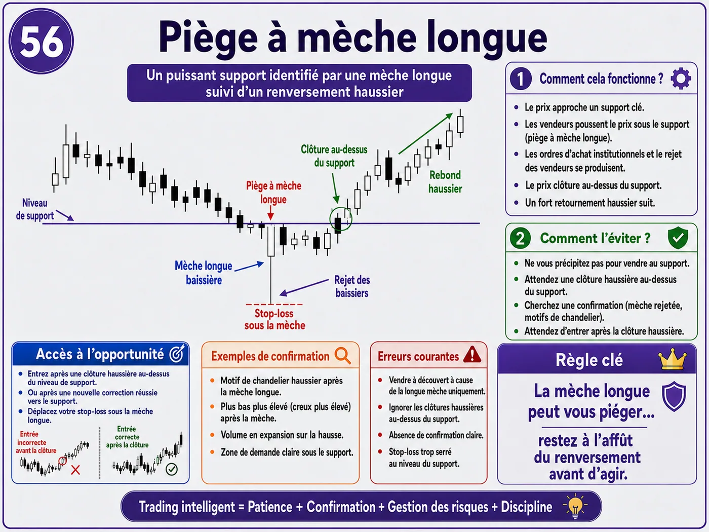 Piège de cassure de ligne de tendance à l'ouverture du marché: analyse price action, liquidité et gestion du risque
