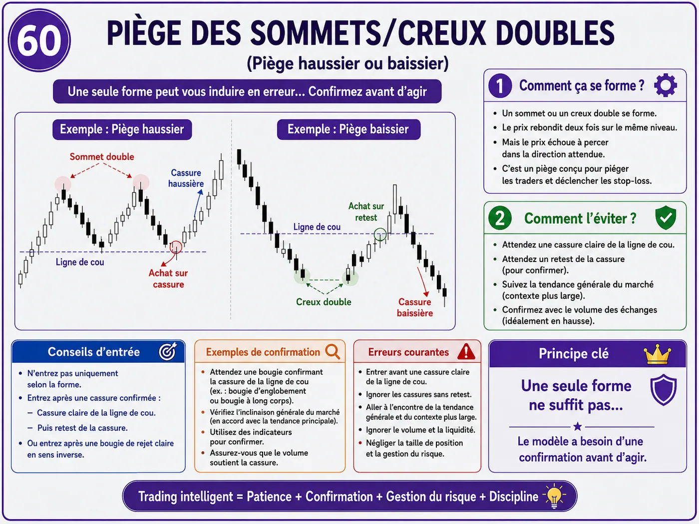 Piège de figure graphique trop parfaite à l'ouverture du marché: analyse price action, liquidité et gestion du risque