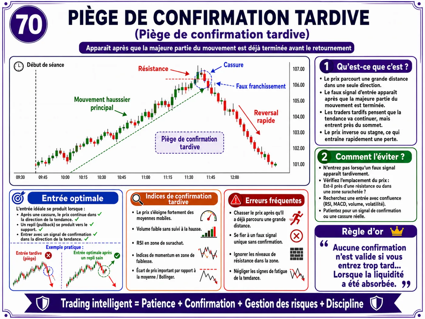 Piège du retest raté en faible liquidité: analyse price action, liquidité et gestion du risque