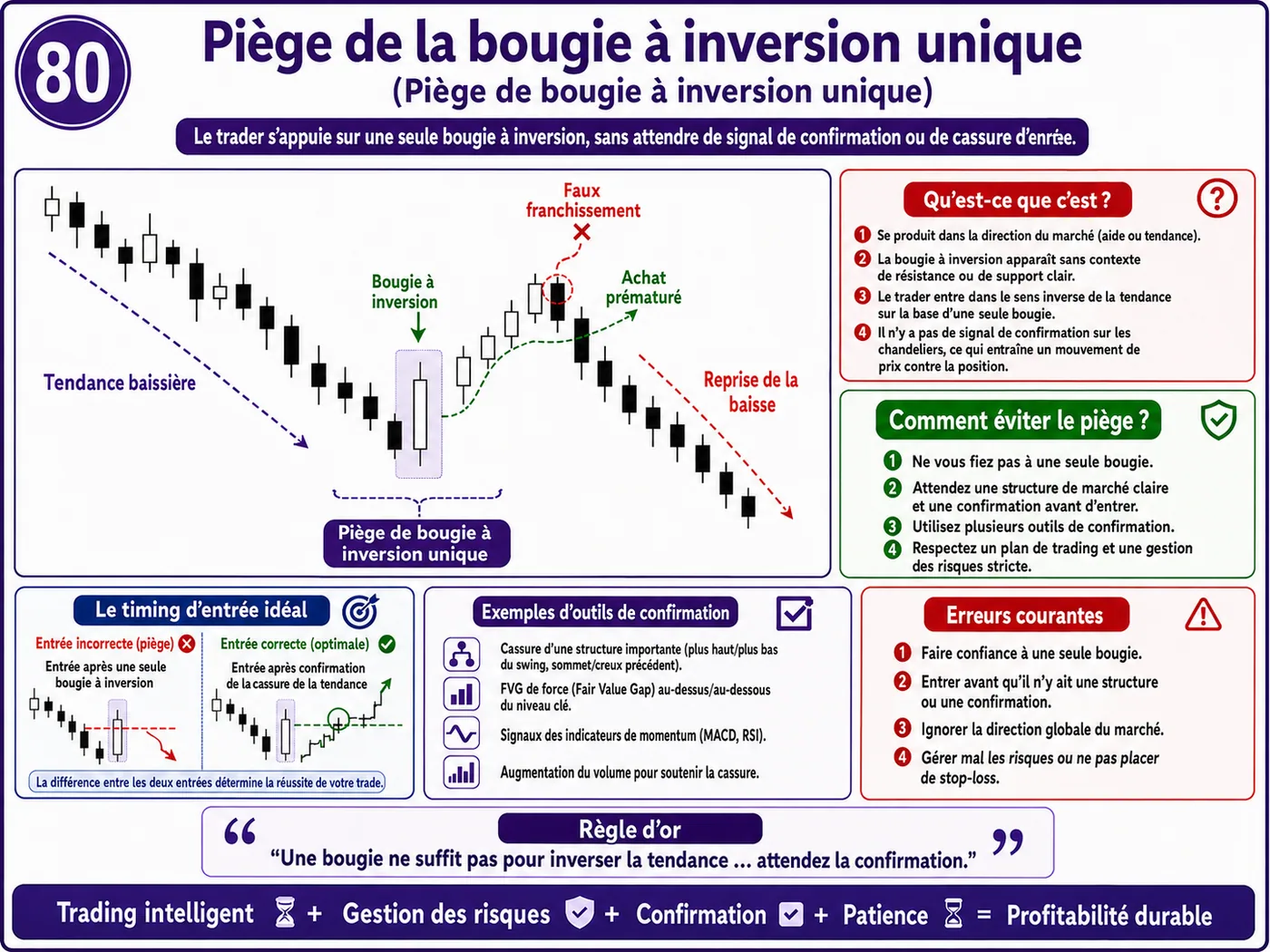 Piège de figure graphique trop parfaite en faible liquidité: analyse price action, liquidité et gestion du risque