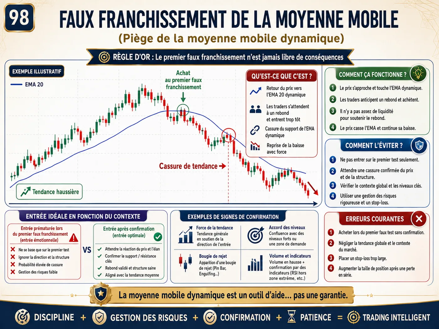 Piège de figure graphique trop parfaite après les annonces économiques: analyse price action, liquidité et gestion du risque