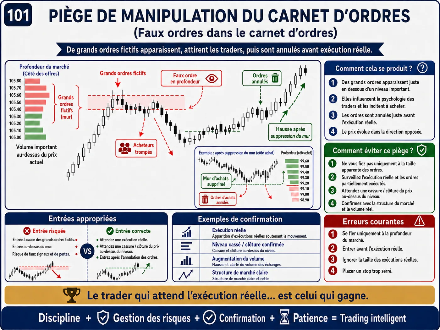 Piège de fausse cassure au-dessus de la résistance dans la tendance: analyse price action, liquidité et gestion du risque