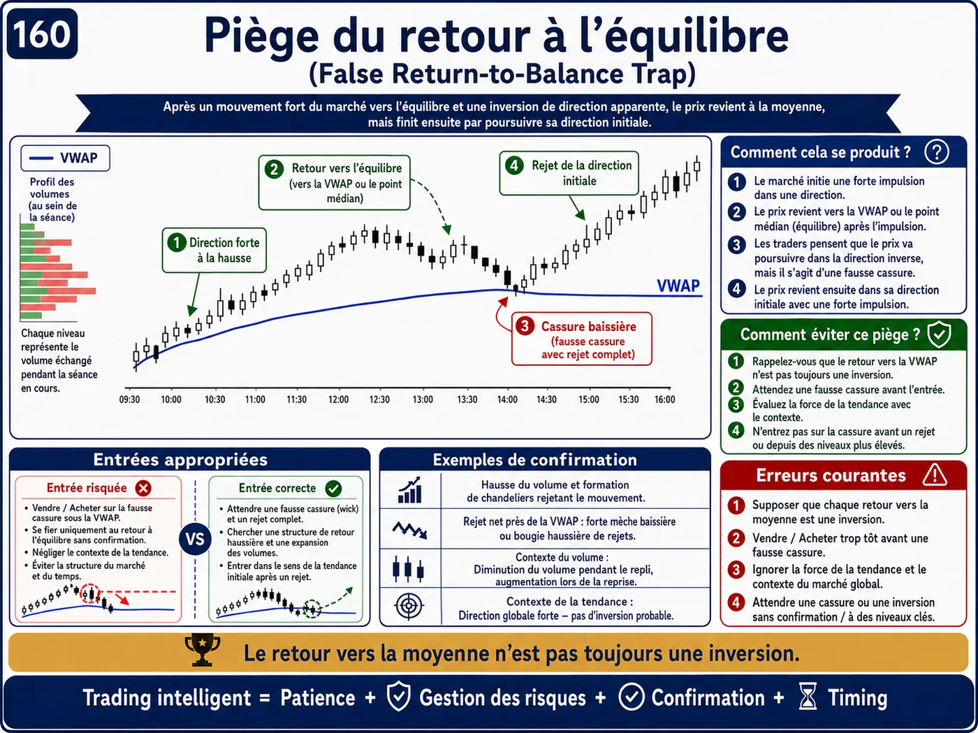 Piège de faux retournement sur les unités courtes: analyse price action, liquidité et gestion du risque