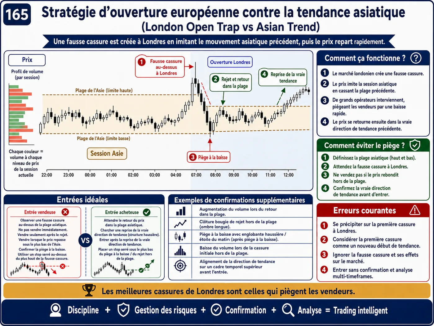 Piège de cassure de ligne de tendance sur les unités courtes: analyse price action, liquidité et gestion du risque
